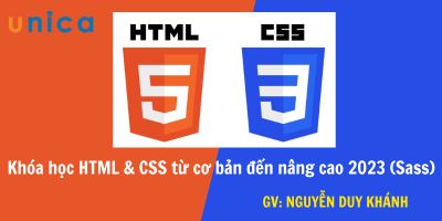 Khóa học HTML & CSS từ cơ bản đến nâng cao 2023 (Sass)